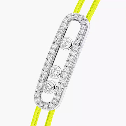 [Lumi Jewelery]Messika Care(s) pink cord pav辿 bracelet
