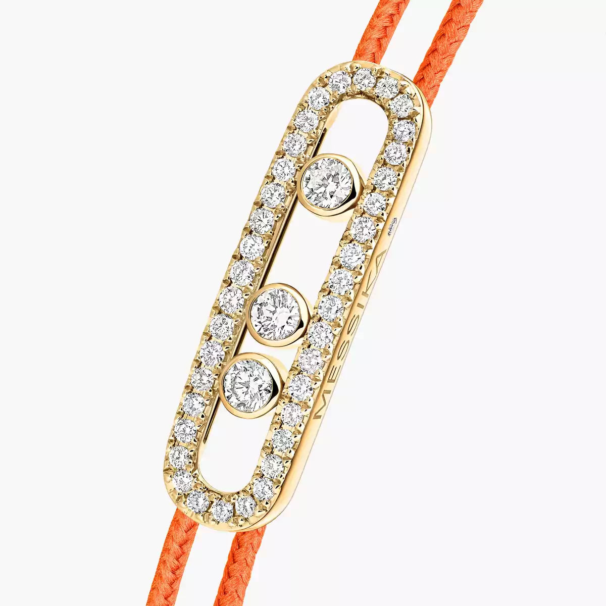 [Lumi Jewelery]Messika Care(s) pink cord pav辿 bracelet