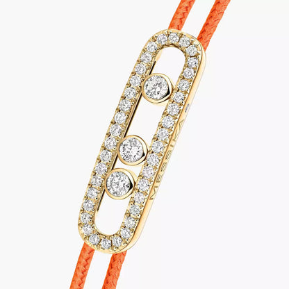 [Lumi Jewelery]Messika Care(s) pink cord pav辿 bracelet