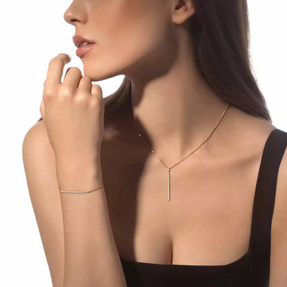 [Lumi Jewelery]Diamond Thin Bangle 0.15ct My Twin Toi & Moi