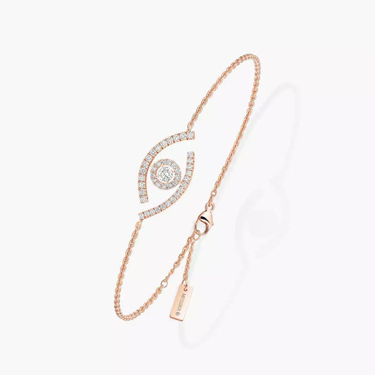[Lumi Jewelery]Lucky Eye Pave-Set Diamond Bracelet