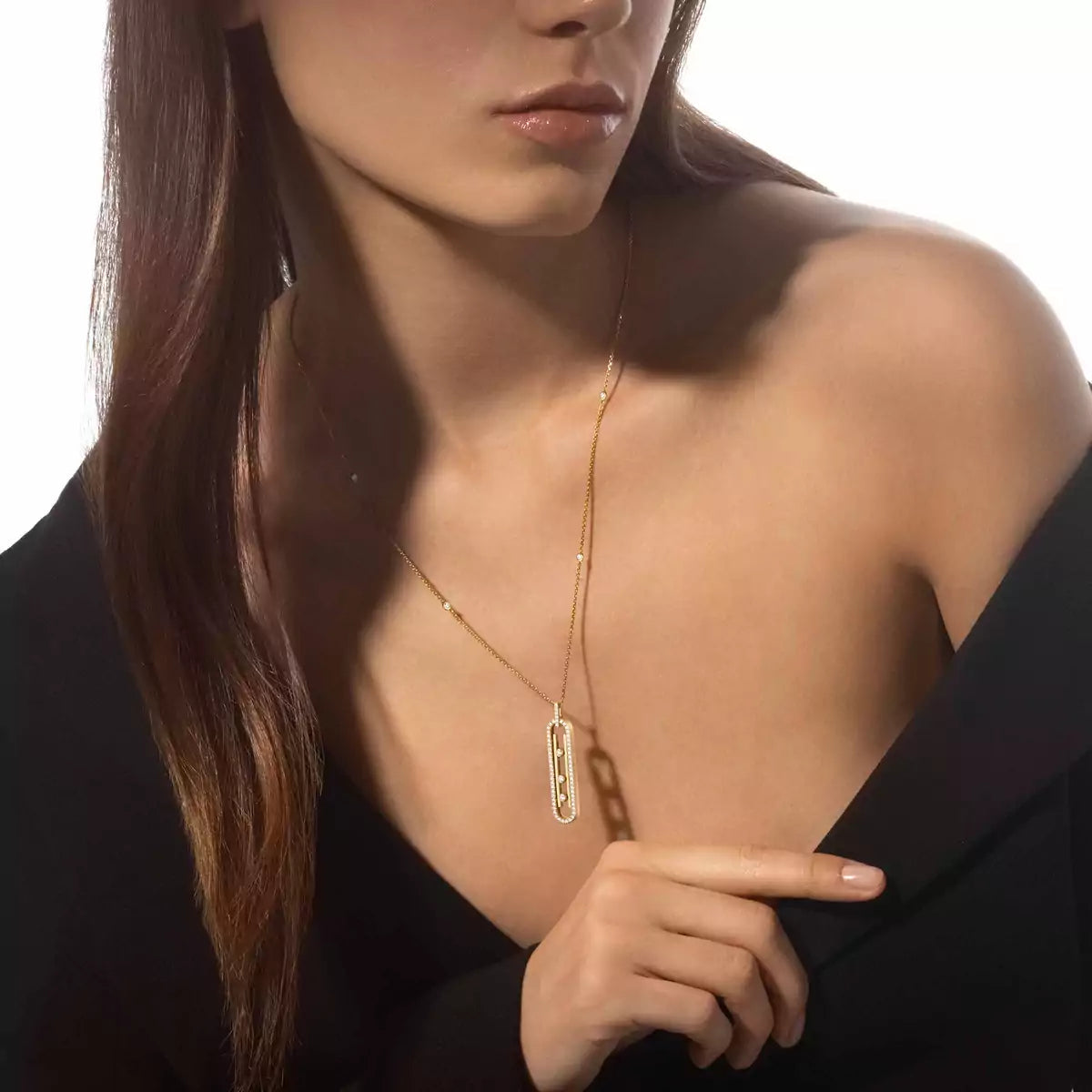 [Lumi Jewelery]Diamond Necklace Move 10Th