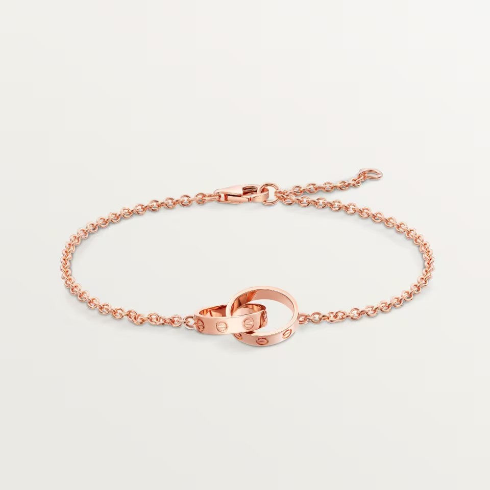 [Lumi Jewelry]LOVE BRACELET DOUBLE RING