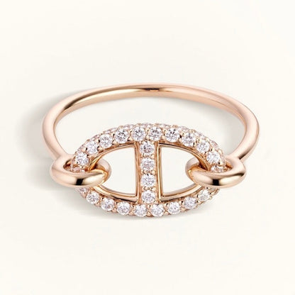 [Lumi Jewelry]RONDE SMALL DIAMOND RING