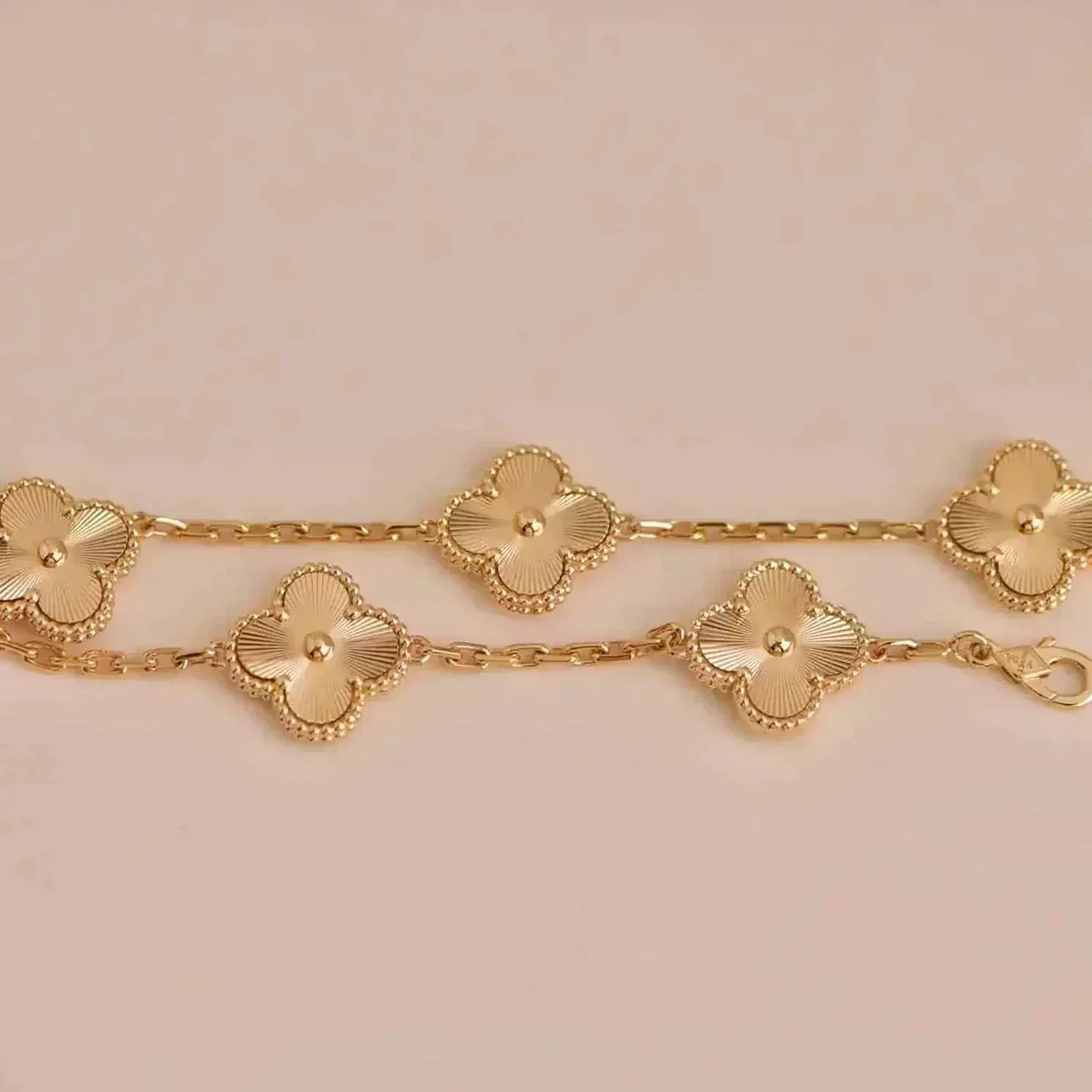 [Lumi Jewelry]CLOVER 5 FLOWERS LASER BRACELET