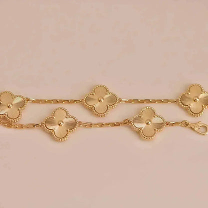 [Lumi Jewelry]CLOVER 5 FLOWERS LASER BRACELET