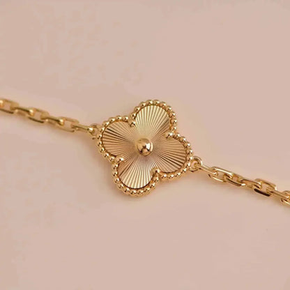 [Lumi Jewelry]CLOVER 5 FLOWERS LASER BRACELET