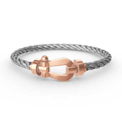 [Lumi Jewelry]FORCE LARGE HORSESHOE NO DIAMOND BRACELET ROSE GOLD