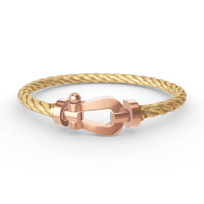 [Lumi Jewelry]FORCE LARGE HORSESHOE NO DIAMOND BRACELET ROSE GOLD