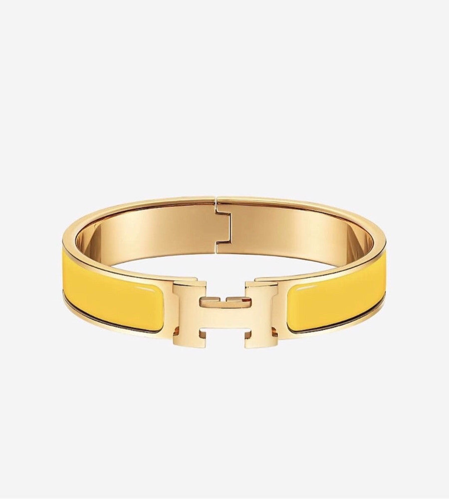 [Lumi Jewelry]H YELLOW BRACELET