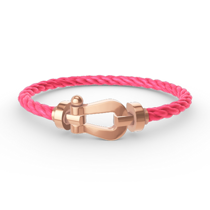 [Lumi Jewelry]FORCE LARGE HORSESHOE NO DIAMOND BRACELET ROSE GOLD