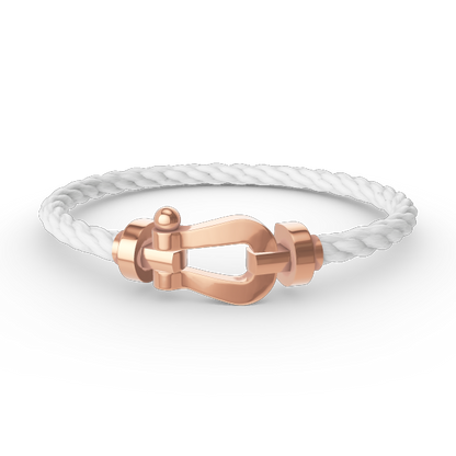 [Lumi Jewelry]FORCE LARGE HORSESHOE NO DIAMOND BRACELET ROSE GOLD