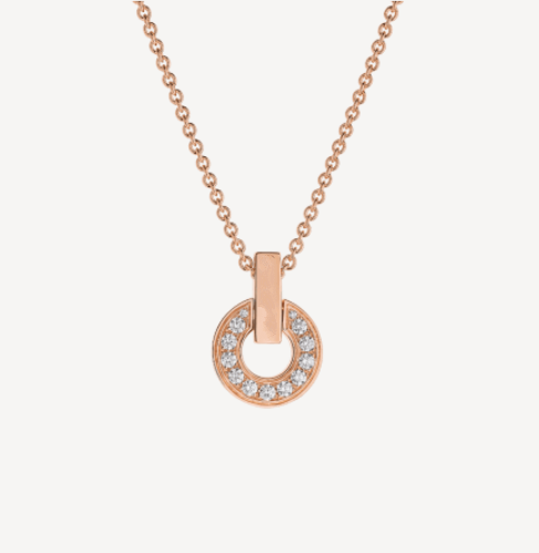 [Lumi Jewelry]GARI NECKLACE PINK GOLD DIAMOND