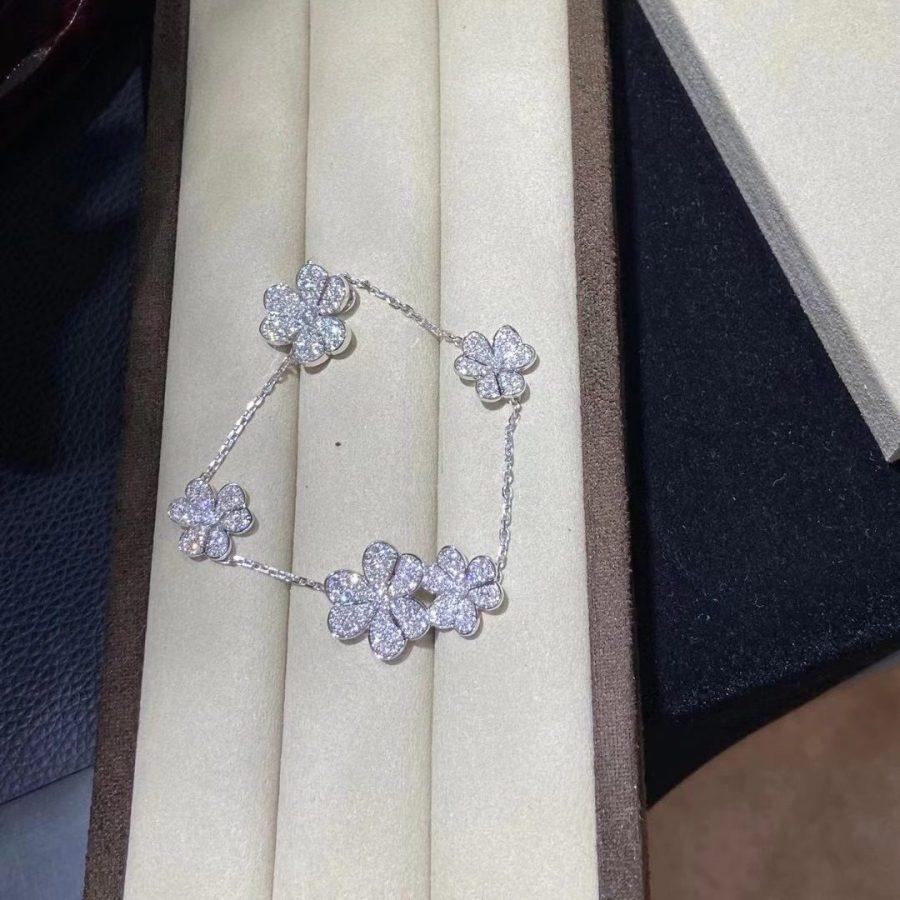 [Lumi Jewelry]FRIVOLE SILVER 5 FLOWERS BRACELET