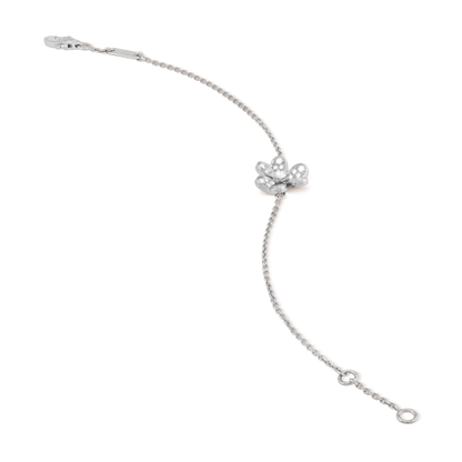 [Lumi Jewelry]FRIVOLE SILVER FLOWER DIAMOND BRACELET