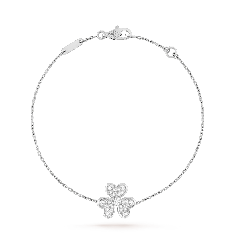[Lumi Jewelry]FRIVOLE SILVER FLOWER DIAMOND BRACELET