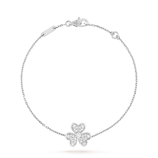 [Lumi Jewelry]FRIVOLE SILVER FLOWER DIAMOND BRACELET