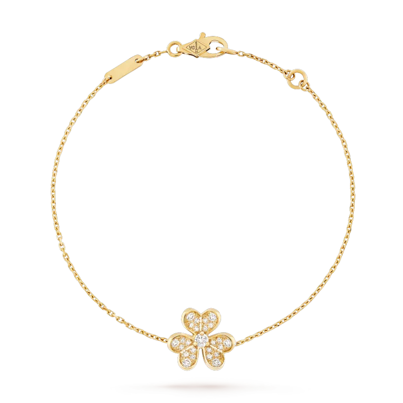 [Lumi Jewelry]FRIVOLE GOLD FLOWER DIAMOND BRACELET