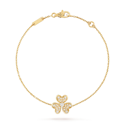 [Lumi Jewelry]FRIVOLE GOLD FLOWER DIAMOND BRACELET