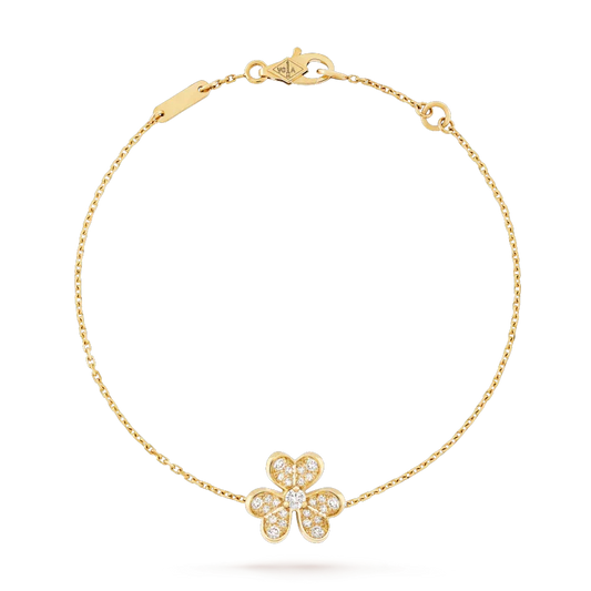 [Lumi Jewelry]FRIVOLE GOLD FLOWER DIAMOND BRACELET