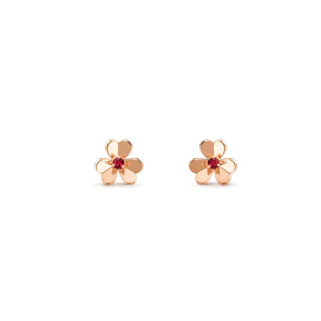 [Lumi Jewelry]FRIVOLE  FLOWER PINK EARRINGS