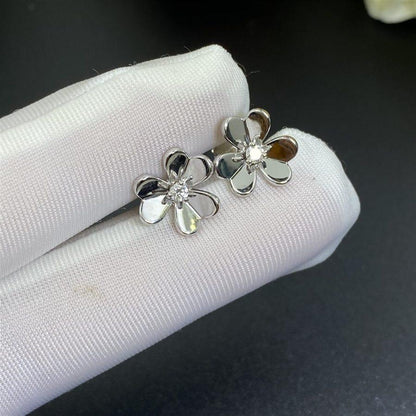 [Lumi Jewelry]FRIVOLE MINI SILVER FLOWER EARRINGS