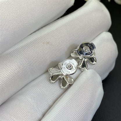 [Lumi Jewelry]FRIVOLE MINI SILVER FLOWER EARRINGS