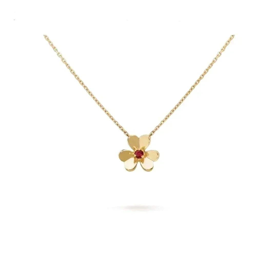 [Lumi Jewelry]FRIVOLE GOLD FLOWER NECKLACE