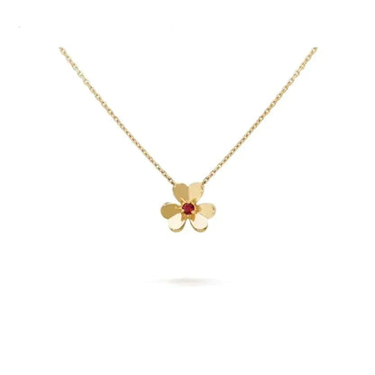 [Lumi Jewelry]FRIVOLE GOLD FLOWER NECKLACE