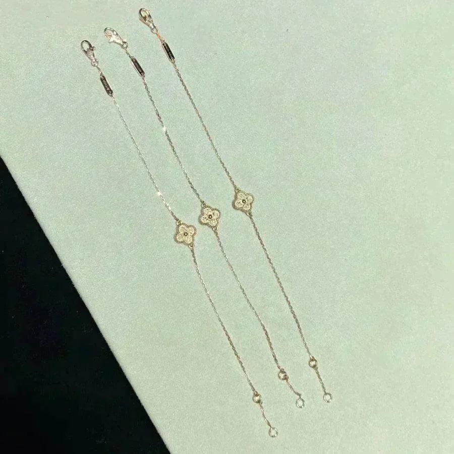 [Lumi Jewelry]CLOVER SINGLE FLOWER BRACELET
