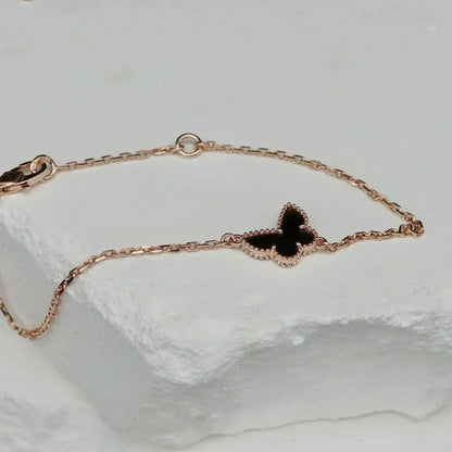 [Lumi Jewelry]BUTTERFLY ONYX  BUTTERFLY BRACELET