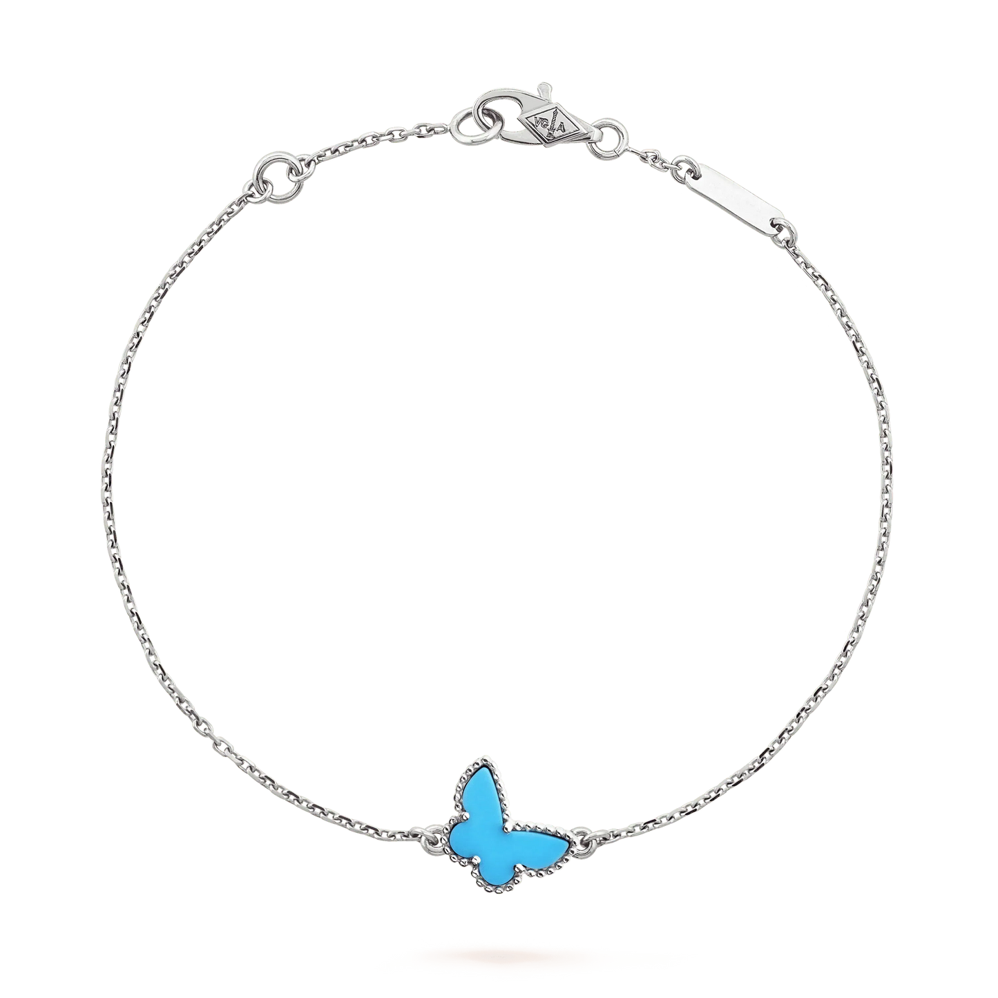 [Lumi Jewelry]BUTTERFLY TURQUOISE BUTTERFLY BRACELET SILVER