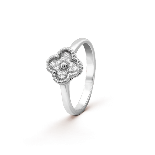 [Lumi Jewelry]CLOVER DIAMOND RING