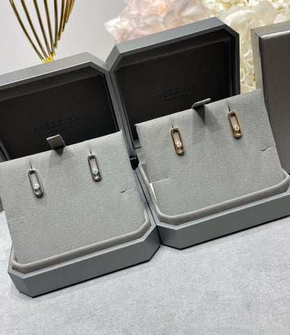 [Lumi Jewelery]MOVE UNO SMALL 1 DIAMOND EARRINGS