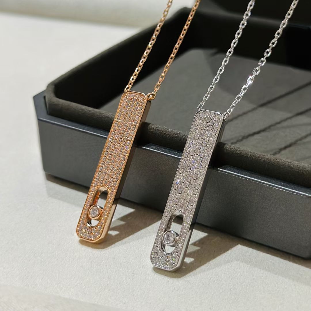 [Lumi Jewelery]MY FIRST DIAMOND PAVED NECKLACE