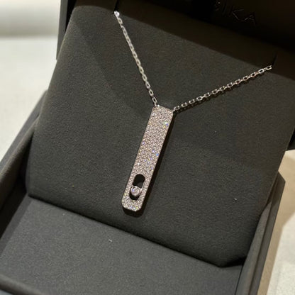 [Lumi Jewelery]MY FIRST DIAMOND PAVED NECKLACE