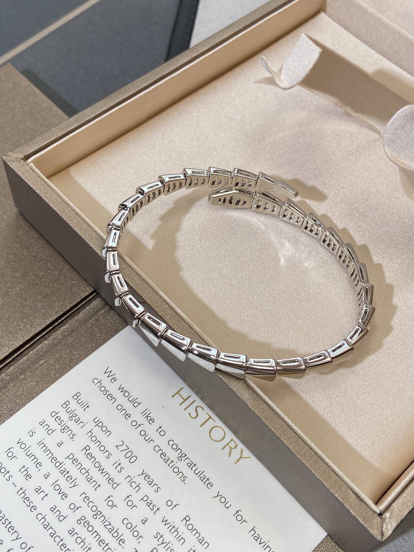 [Lumi Jewelry]SERPENTI VIPER SILVER BRACELET