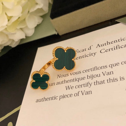 [Lumi Jewelry]CLOVER BETWEEN THE FINGER RING