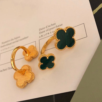 [Lumi Jewelry]CLOVER BETWEEN THE FINGER RING