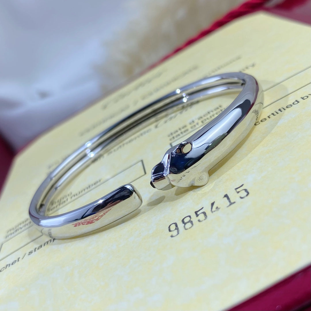[Lumi Jewelry]PANTHERE SILVER OPEN BRACELET