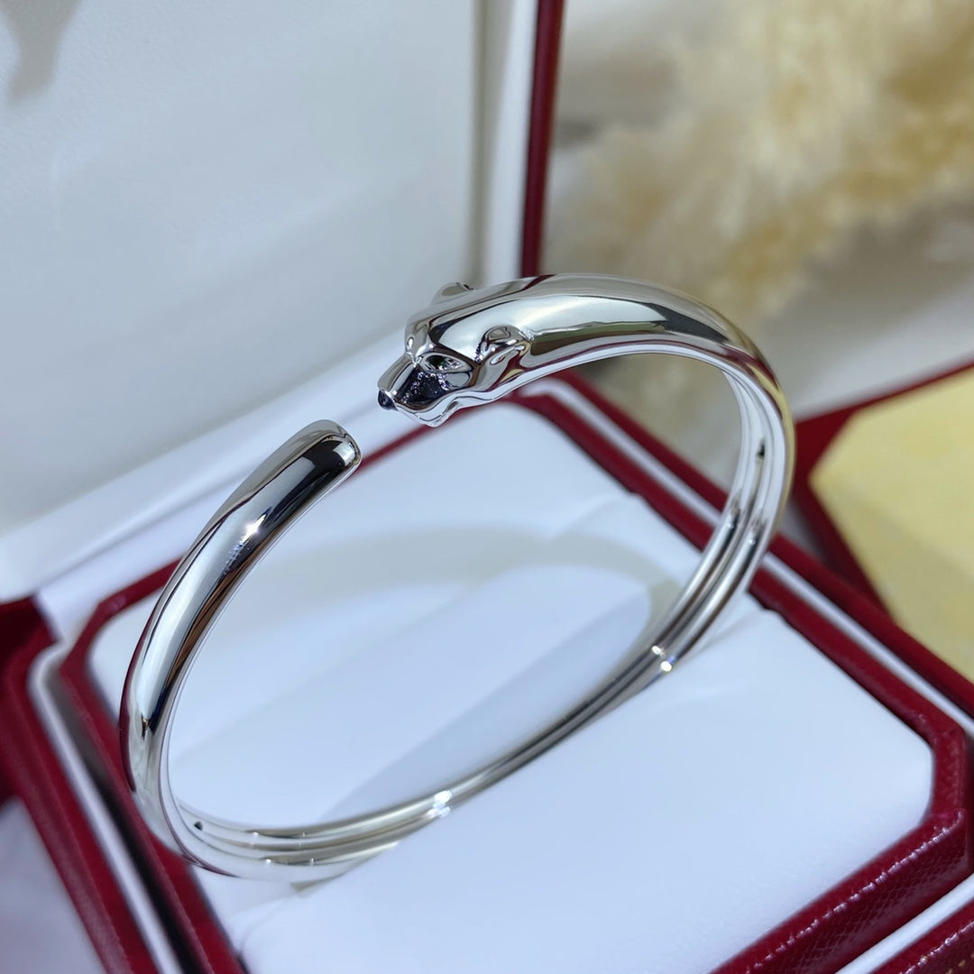 [Lumi Jewelry]PANTHERE SILVER OPEN BRACELET