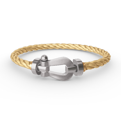 [Lumi Jewelry]FORCE LARGE HORSESHOE NO DIAMOND BRACELET SILVER
