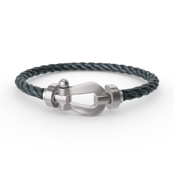 [Lumi Jewelry]FORCE LARGE HORSESHOE NO DIAMOND BRACELET SILVER