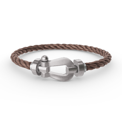 [Lumi Jewelry]FORCE LARGE HORSESHOE NO DIAMOND BRACELET SILVER