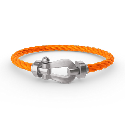 [Lumi Jewelry]FORCE LARGE HORSESHOE NO DIAMOND BRACELET SILVER