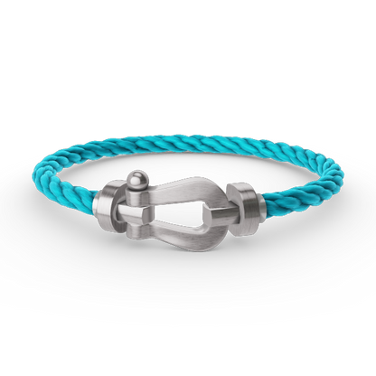 [Lumi Jewelry]FORCE LARGE HORSESHOE NO DIAMOND BRACELET SILVER