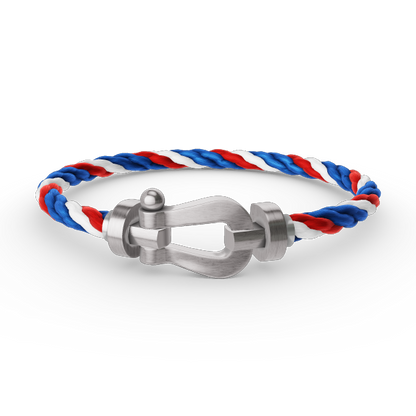 [Lumi Jewelry]FORCE LARGE HORSESHOE NO DIAMOND BRACELET SILVER