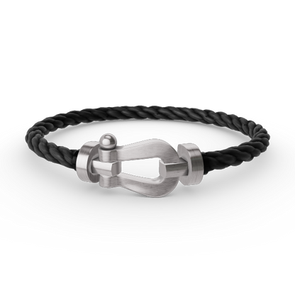 [Lumi Jewelry]FORCE LARGE HORSESHOE NO DIAMOND BRACELET SILVER