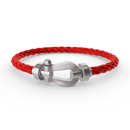 [Lumi Jewelry]FORCE LARGE HORSESHOE NO DIAMOND BRACELET SILVER