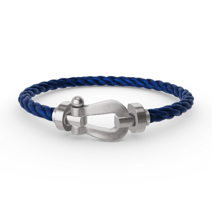 [Lumi Jewelry]FORCE LARGE HORSESHOE NO DIAMOND BRACELET SILVER